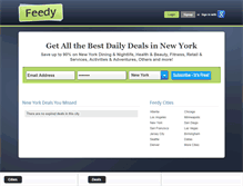 Tablet Screenshot of feedy.demo.agriya.com